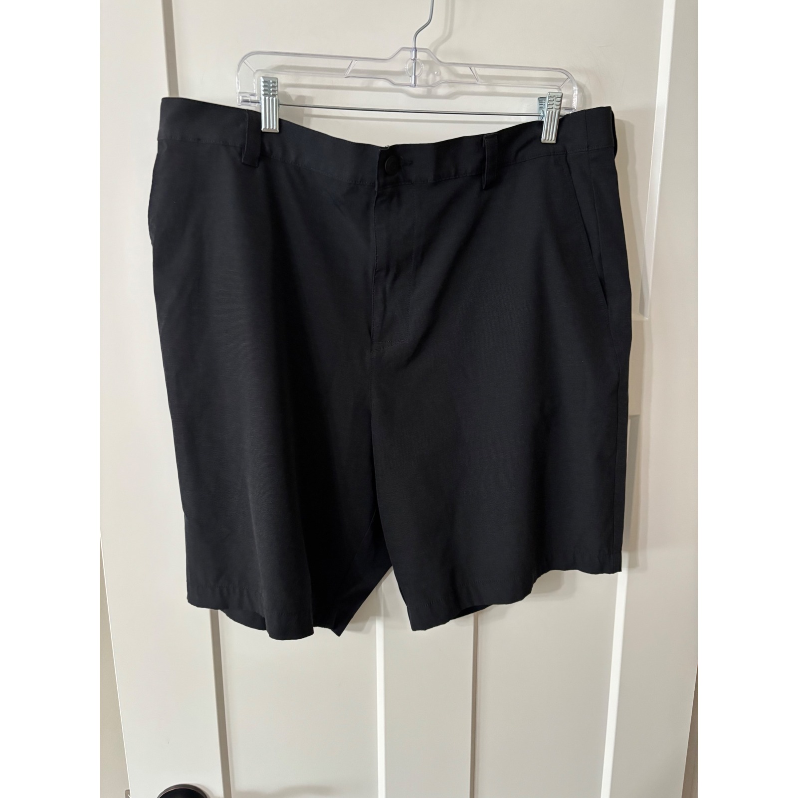 Banana Republic Mens Black Performance Golf Shorts Size 40 Elastic Waist 1559922